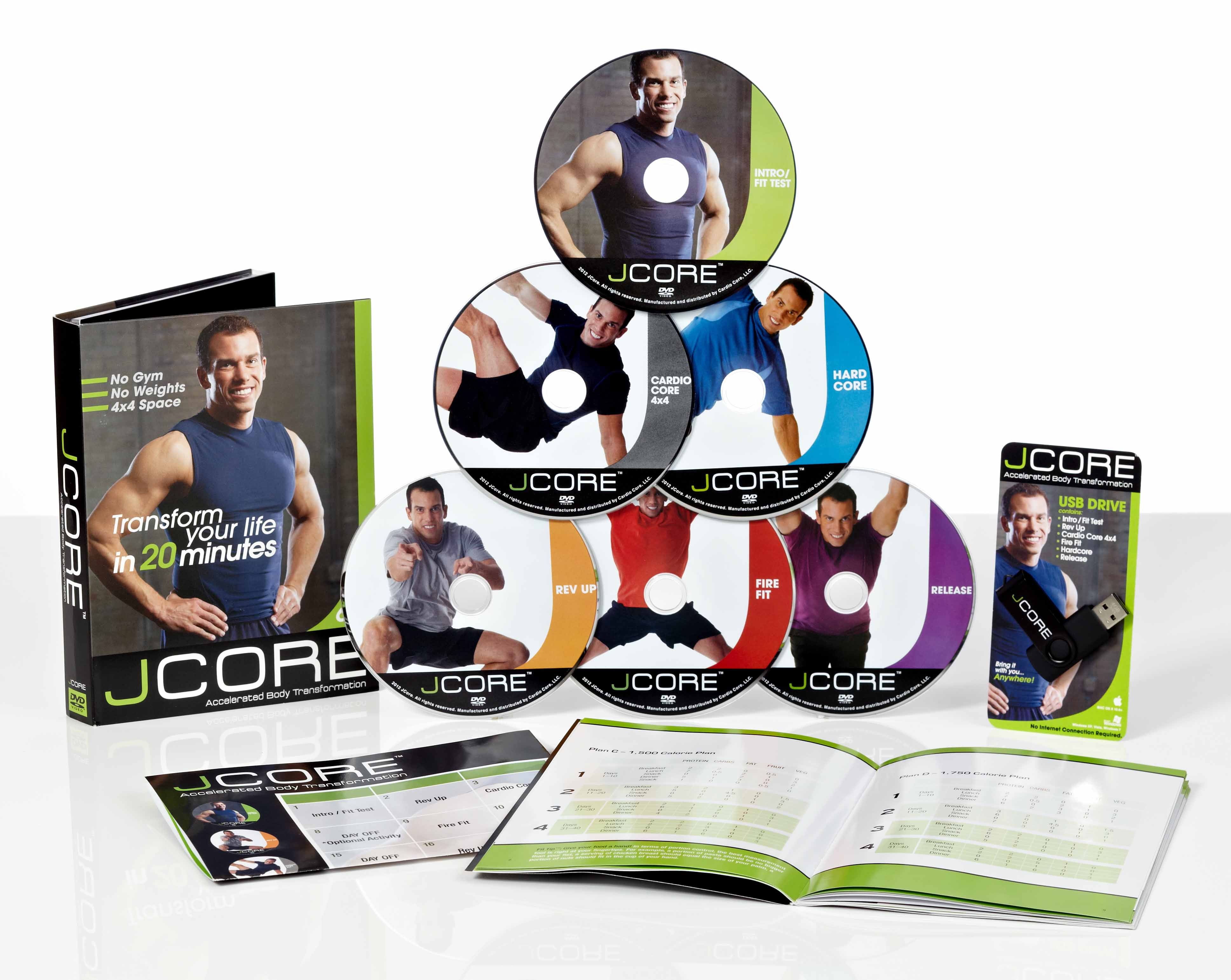 JCore COMBO PACKAGE: (6) DVD BOX-SET & USB DRIVE